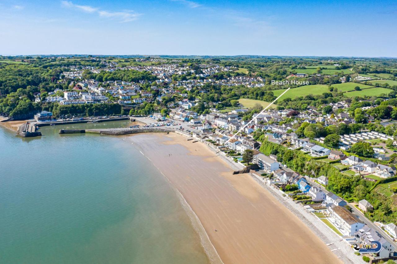 Kilmore - Beach Front House, Direct Beach Access, Spectacular Sea Views Saundersfoot Exterior foto
